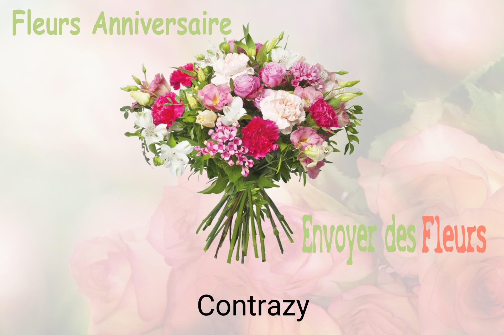 Bouquet de fleurs d’anniversaire livré à Contrazy